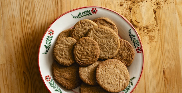 Spekulatius auf Weihnachtsteller