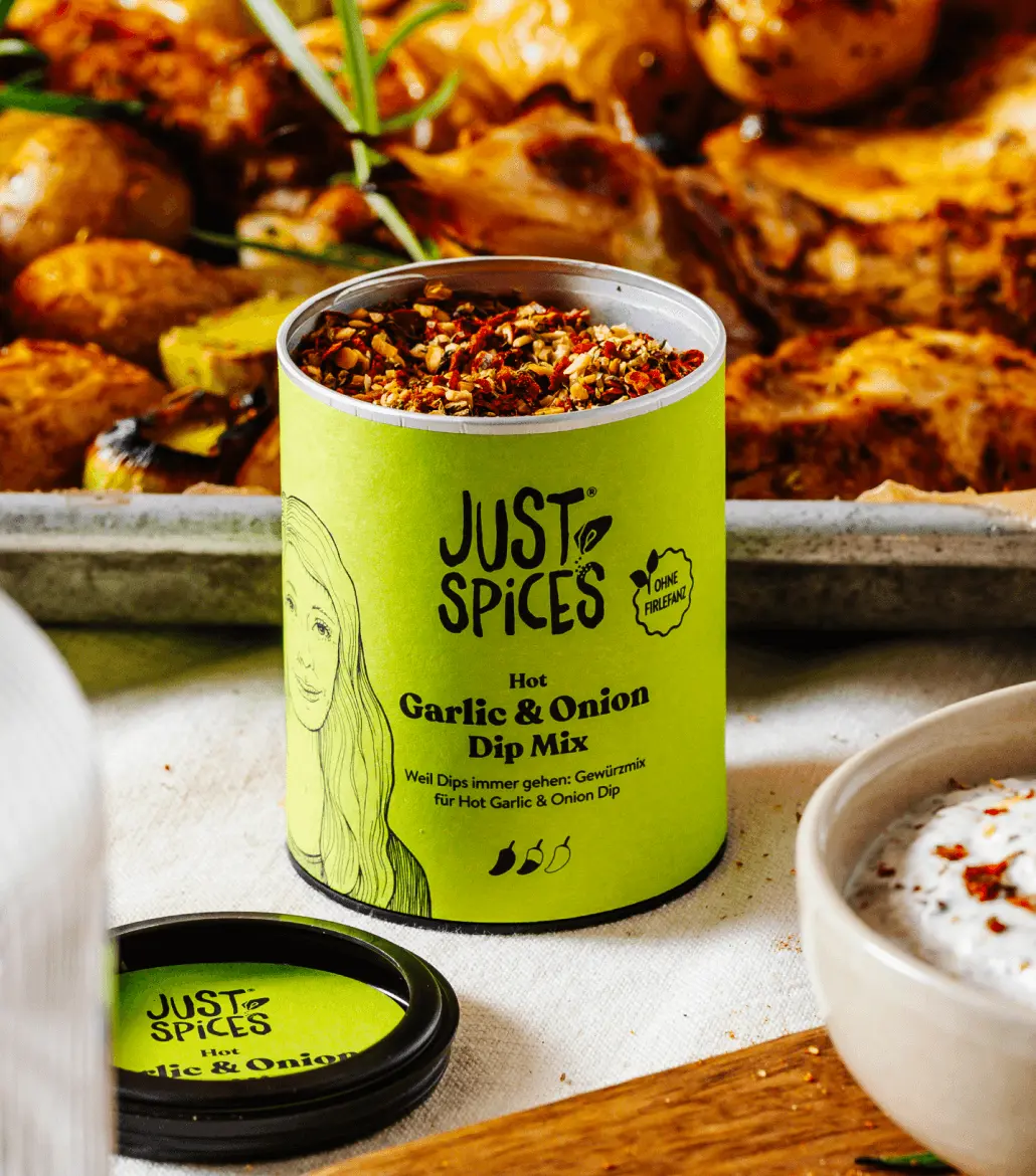 Just Spices - Hot Garlic & Onion Dip Mix