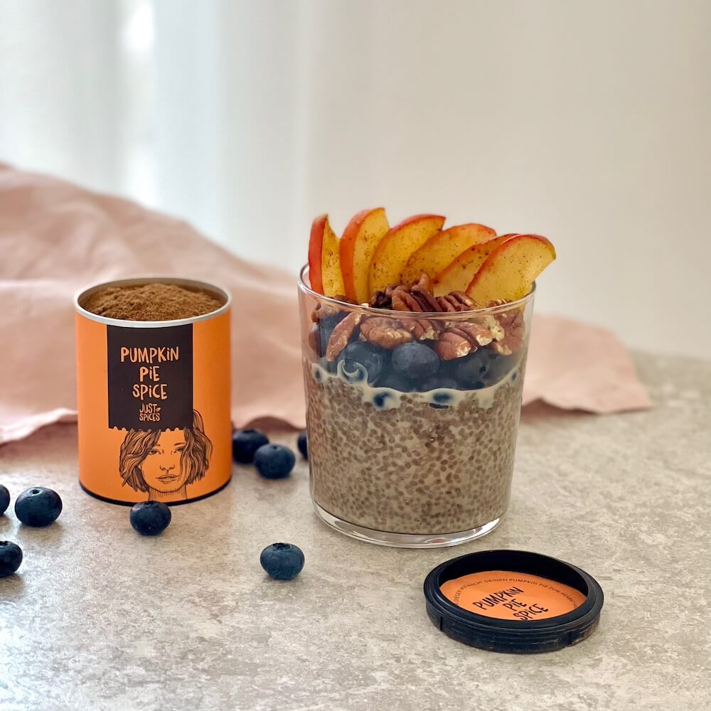 Chia Pudding mit Pumpkin Pie Spice