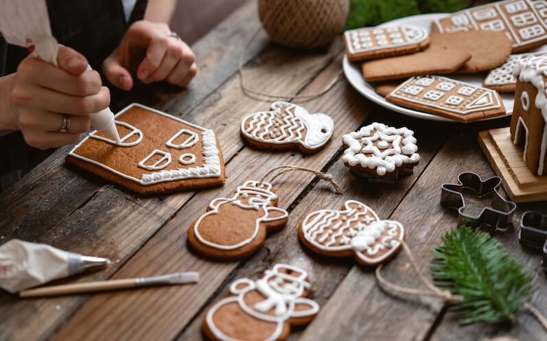 Zuckerguss für Lebkuchenhaus